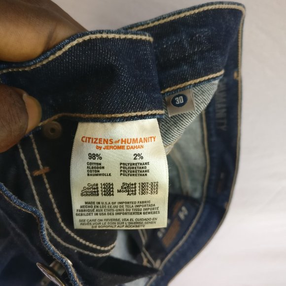 COH Amber medium rise Bootcut Jeans w30 +MEASUREMENT  Signature embroidered back - Picture 6 of 8